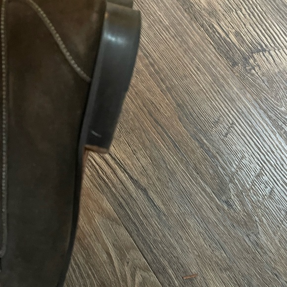 Brown Suede Horsebit Loafers - Picture 5 of 9